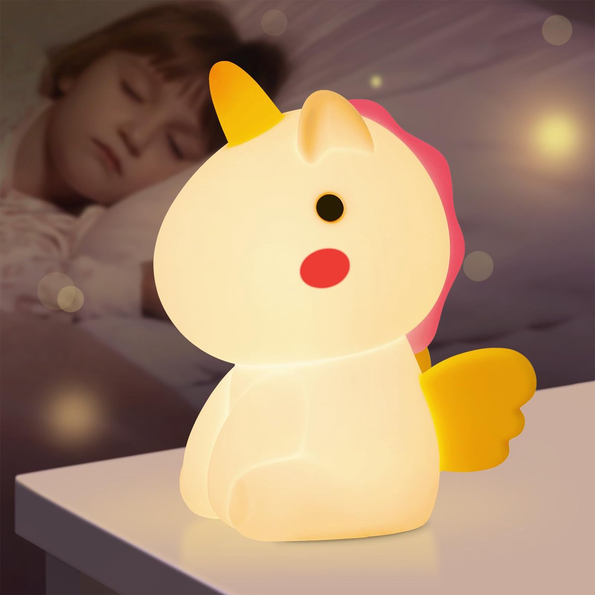 Universal - Veilleuse pour bébé, lampe de chevet tactile, veilleuse  portable pour bébé adulte, lumière LED, cadeau d'anniversaire lumineux,  veilleuse