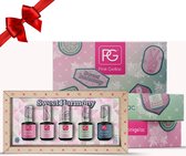 Pink Gellac Collection Box Sweet Harmony - Gellak Set Kleuren van 5 x 15ml Dreamy Kleuren - Gelnagellak voor Gelnagels - Gel Nagellak