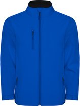 Premium Soft shell jas Kobalt Blauw Nebraska Unisex merk Roly maat XL