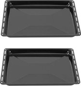 ICQN Oven Bakplaat Set - 2 stuks - 455 x 375 x 30 mm - Geëmailleerd