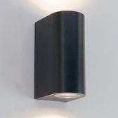 Bol.com EGLO Scogliera-E Wandlamp Buiten en Binnen - GU10 - 14 cm - Zwart aanbieding