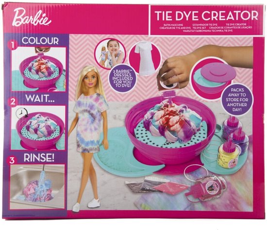 Barbie Tie Dye Machine Met Pop — afbeelding 2