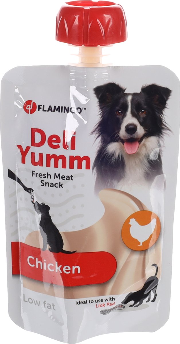 Flamingo Snack Pasta - Voor likmat - Deli Yumm Fresh meat Kip