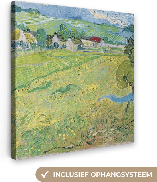 Canvas Schilderij Les Vessenots in Auvers - Vincent van Gogh - Wanddecoratie