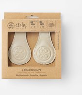 Cloby - Clip Magnétique pour Parasol - Cuir - Beige - Taille Unique