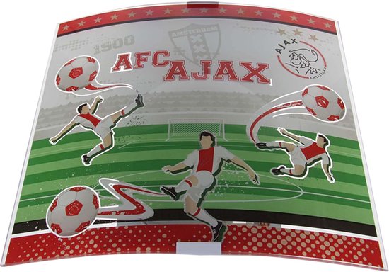 Ajax-plafonniere lamp voetballer