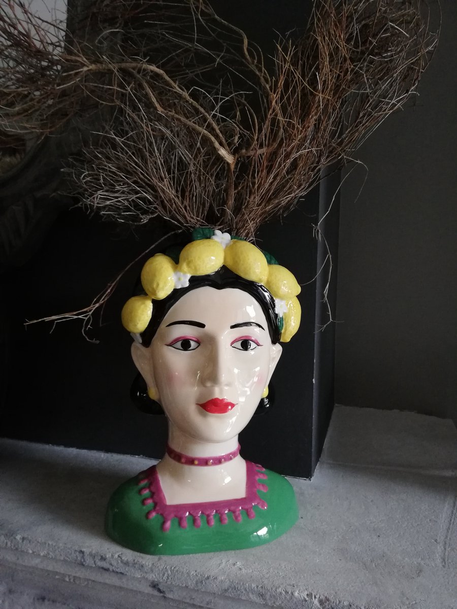 Home bound by ky vaas Frida Kahlo citroen geel