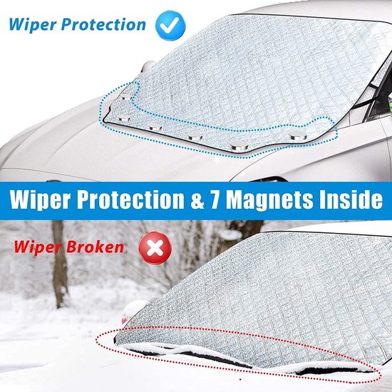 Couverture antigel pour pare-brise de voiture, pare-soleil, couverture de  protection