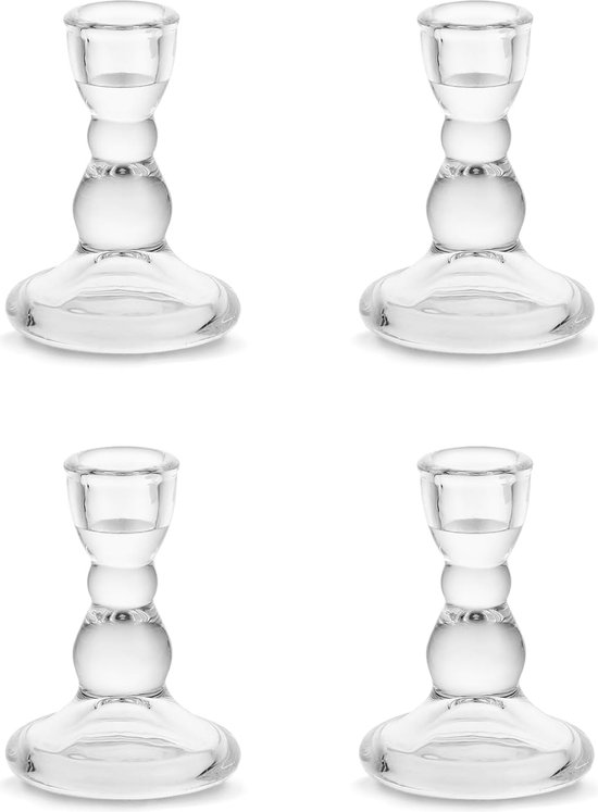 Novaliv 5 x theelichtglaasjes helder, 7 cm, met 5 led-theelichtjes, glazen opzetstuk voor kandelaar, kaarsenstandaard, adventskrans Novaliv 5 x theelichtglaasjes helder, 7 cm, met 5 led-theelichtjes, glazen opzetstuk voor kandelaar, kaarsenstandaard, adventskrans