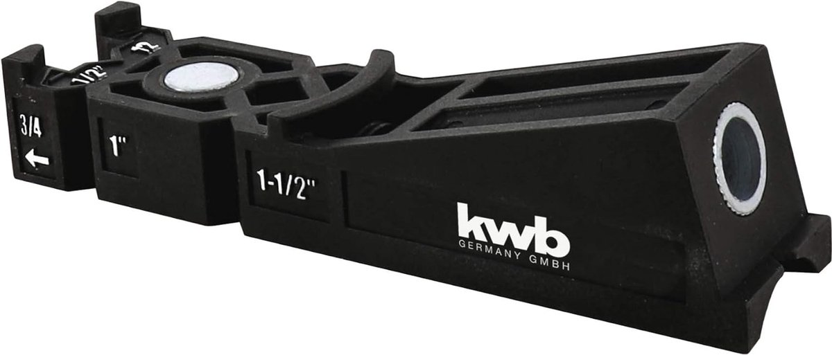 KWB zakgatboorsjabloon boormal inclusief 9 mm boor diepteaanslag en TX-20 bit 150 mm 122 38 plaatdiktes