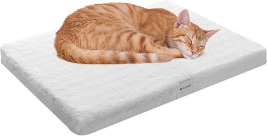 Navaris tapis chauffant pour animaux de compagnie - kussen auto-chauffant pour chien ou chat - 60 x 45 x 4 cm - Tapis chauffant lavable