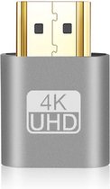HDMI Display port - Dummy Plug - 4K Display Emulator - Zilver
