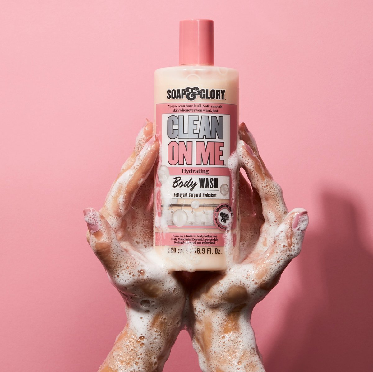 Douchegel Soap Glory Clean On Me 500 ml bol