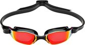Aquasphere Xceed - Zwembril - Volwassenen - Red Titanium Mirrored Lens - Zwart