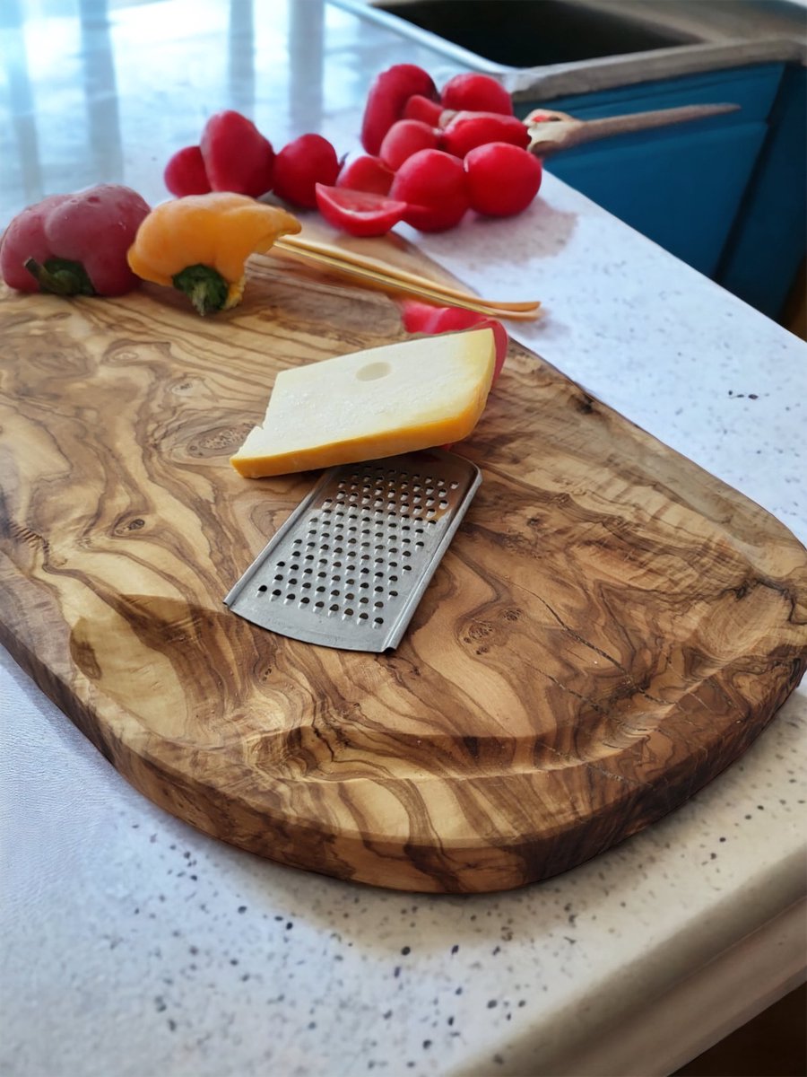 Hofmeister® Snijplank, olijfhout, gepersonaliseerde gravure