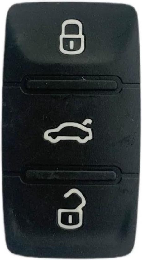 Vervanging Rubber 3 Knoppen Sleutel Geschikt Voor Volkswagen Passat, Tiguan, Polo, Beetle, Golf & Jetta, Skoda Seat b5