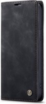 CaseMe book case cuir - Apple iPhone 15 - noir