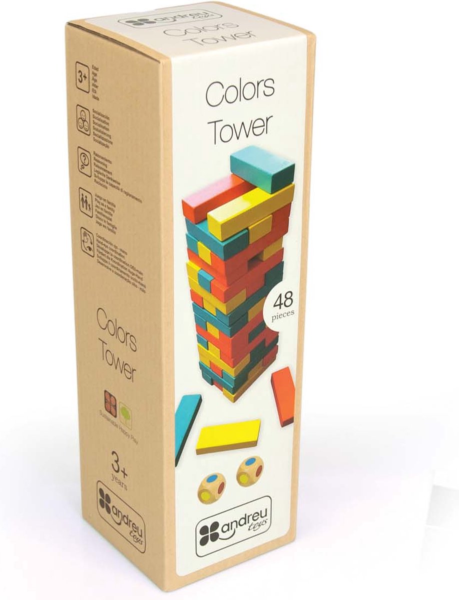 Andreu Toys ANDREU - Kleuren toren