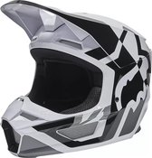Fox Racing - V1 Lux - Crosshelm Scooter Motocross Helm - Zwart/Wit - Xtra Small (53-54cm)
