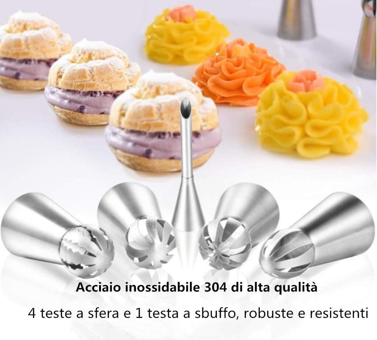 Set van 90 stuks taartdecoraties professionele spuitmonden herbruikbaar voor taarten muffins cakes en cakes