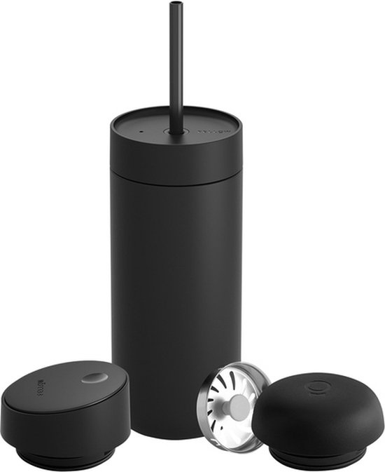 Foto: Thermosbeker fellow drinkfles waterfles carter move 3in1 wit 473ml thermos koffie to go beker 