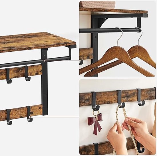 2x Natural Goods Berlin Kledingrek Gard Design garderobe vrijstaand | Metalen kledingstanghouder voor 30 mm ronde staaf | massief hout stabiel | DIY (100 cm kledingstang eiken, zwart 2x Natural Goods Berlin Kledingrek Gard Design garderobe vrijstaand | Metalen kledingstanghouder voor 30 mm ronde staaf | massief hout stabiel | DIY (100 cm kledingstang eiken, zwart