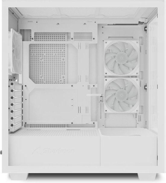 Sharkoon Rebel C60 White - Modèle Midtower - ATX - RGB - blanc