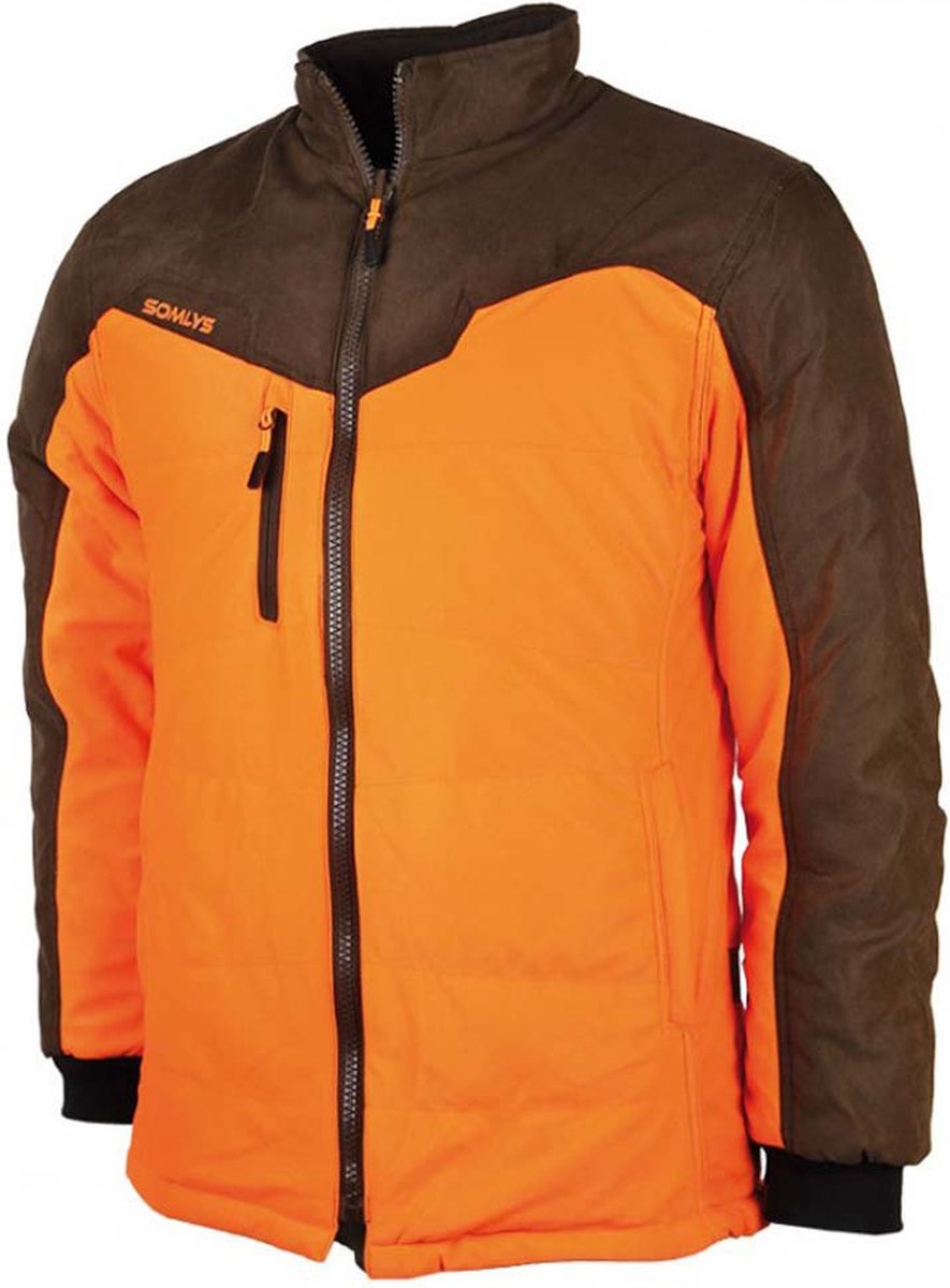 Somlys Thermo Hunt Reversible Jas Man Oranje