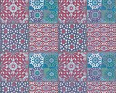 MEDITERRANE TEGEL BEHANG - Blauw Groen Rood - AS Creation Il Decoro