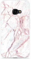 Galaxy Xcover 4s Hoesje White Pink Marble - Designed by Cazy