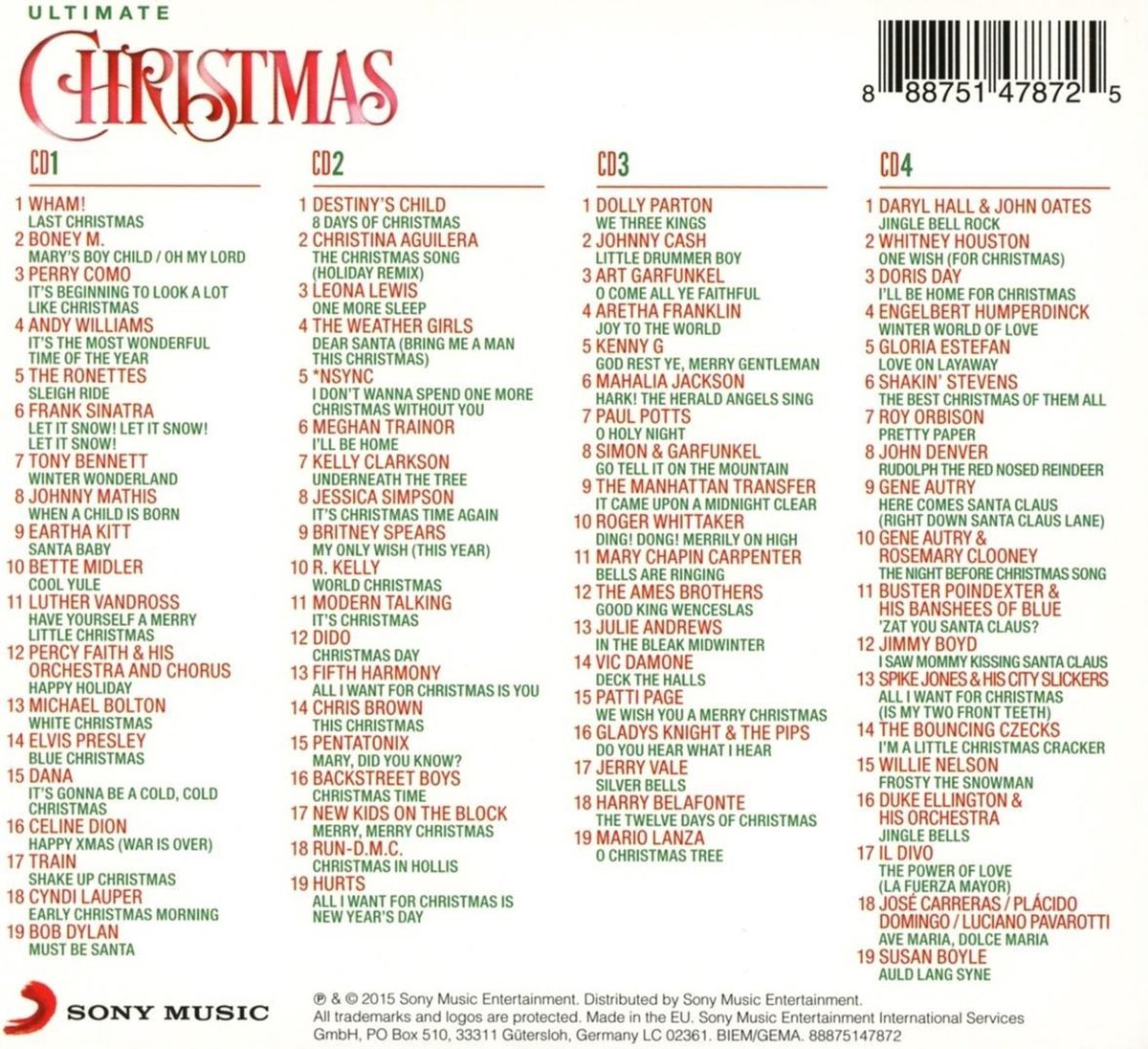 schipper vruchten Publicatie Ultimate Christmas, various artists | CD (album) | Muziek | bol.com