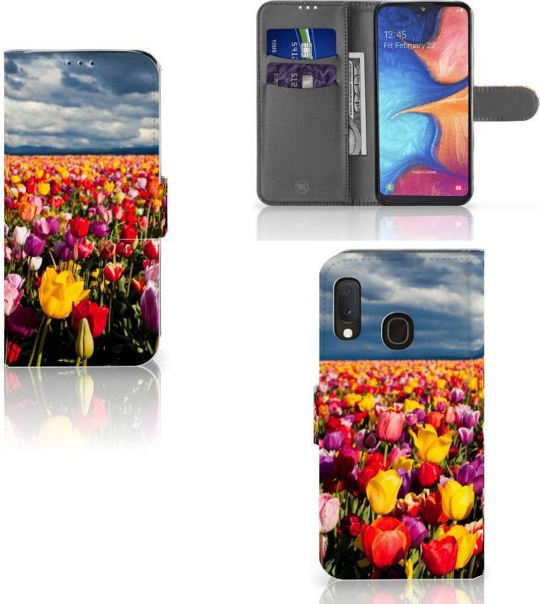 Samsung Galaxy A20e Hoesje Tulpen