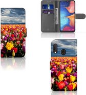 Geschikt voor Samsung Galaxy A20e Hoesje Tulpen