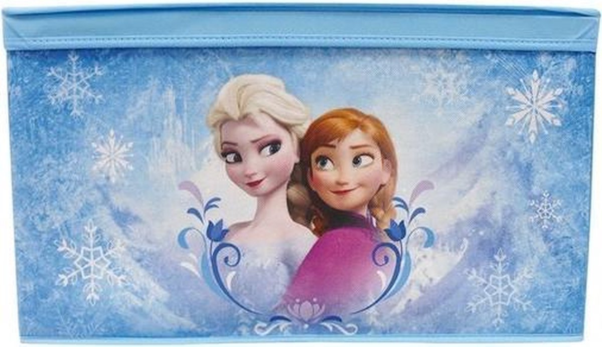 Blauwe Disney Frozen speelgoed opbergbox 55 cm Speelgoed opruimen