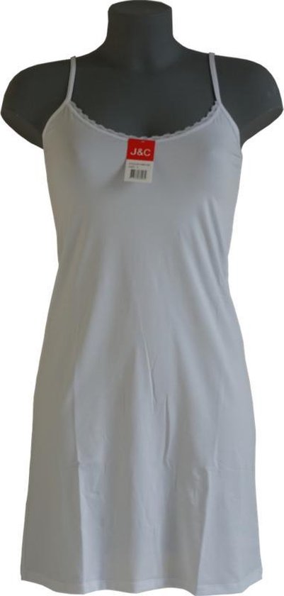 Robe à bretelles spaghetti J&C - M - Blanc