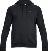 Under Armour Rival Fleece PO Hoodie Heren Sport Trui - Zwart - Maat XS