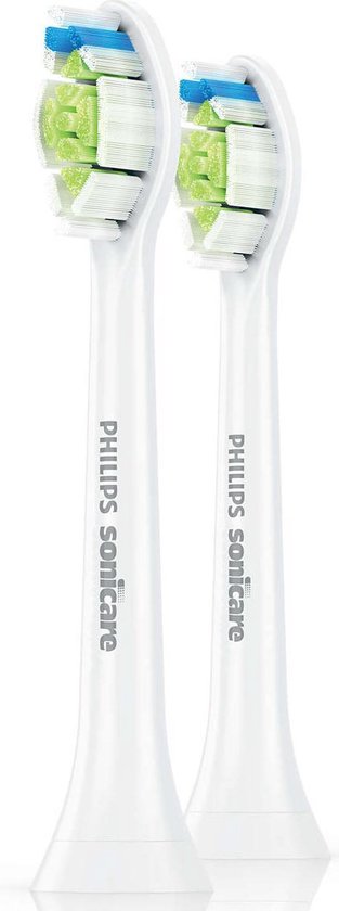 Adelaide Golven groot Philips Sonicare DiamondClean standaard HX6062/07 - Opzetborstels - 2 stuks  | bol.com