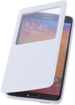 View Case Wit Samsung Galaxy Note 3 TPU Bookcover Hoesje