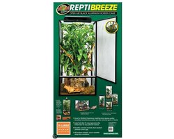 Zoo Med NanoBreeze aluminium gaasterrarium 61 x 61 x 122 cm voor boombewonende reptielen