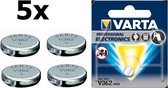 5 Stuks - Varta V362 21mAh 1.55V knoopcel batterij