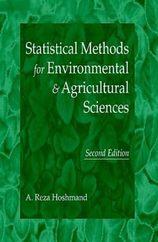 Statistical Methods for Environmental & Agricultural Science ... - cover