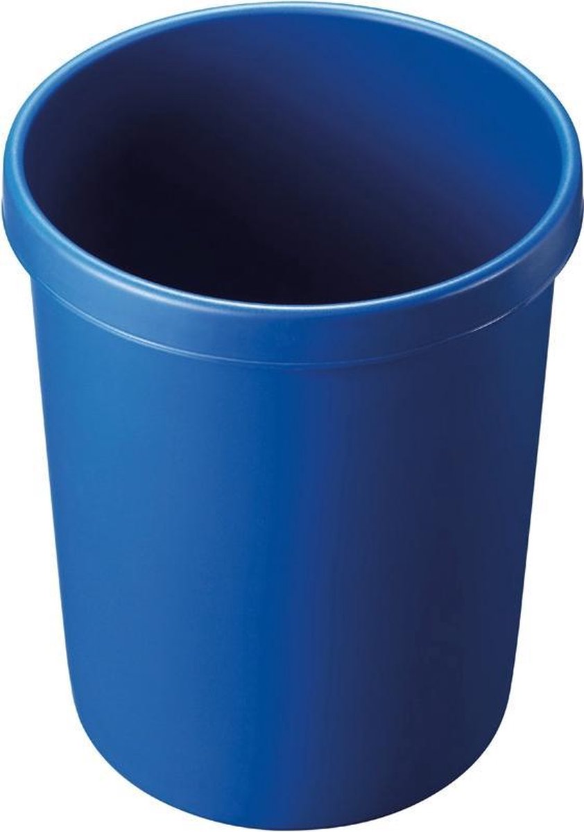 Goedkoopste HELIT Afvalbak - 45 liter - Kunststof - Blauw - dxh 390x480 mm