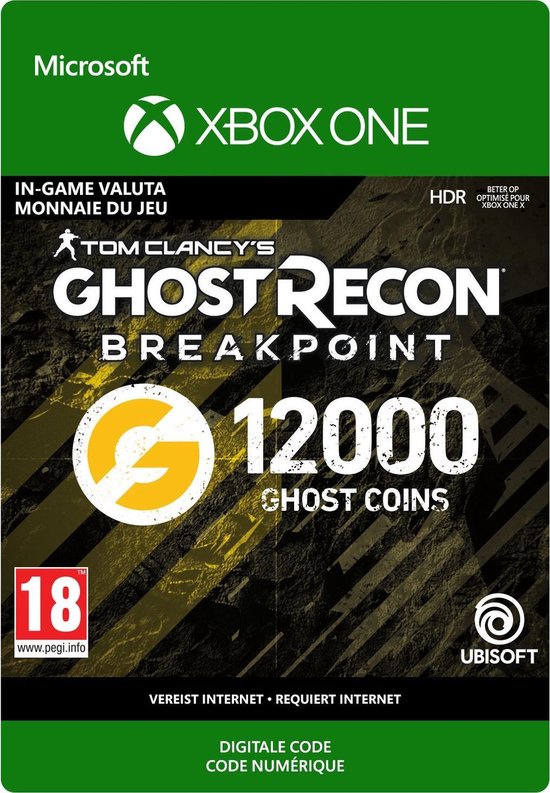 Ghost Recon Breakpoint: 9600 +2400 bonus Ghost Coins – Xbox One Download