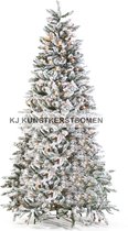 Royal Christmas - Flock Kunstkerstboom - 210 cm - 350 LED lampjes - 990 besneeuwde takken