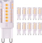 10 stuks LED lamp G9 5W (eq. 40W) warmwit