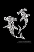 Hawaiian Hammerhead Shark Polynesian Maori Art Notebook