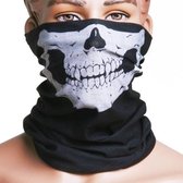 Motorcycle Face Neck Ski Warm Mask Rode en Schedel Face Mask Sjaal