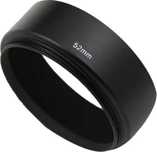 Emolux 52mm Metalen Lens Hood Voor Canon/Nikon 50mm F1.8 Zwart