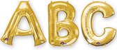 AMSCAN - Goudkleurige grote aluminium letter ballon