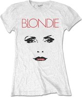 Blondie - Staredown Dames T-shirt - M - Wit